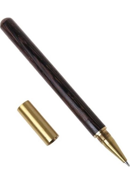 Rose Ahþap Tükenmez Kalem Pirinç Kafa Roller Metal Vidalý Kapak fiyatları