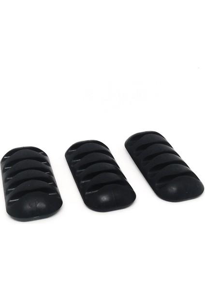 Kablo Sabitleyici 5 Kanallı Kablo Tutucu 3’lü (3 Paket) 6,5 cm x 2,5 cm