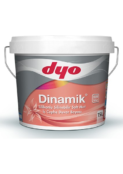 Dinamik Soft Mat Silikonlu Iç Cephe Boyası 7,5 Lt 10 kg