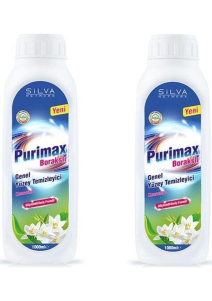 Purimax Borakslı Genel Yüzey Temizleyici 1 Lt x 2