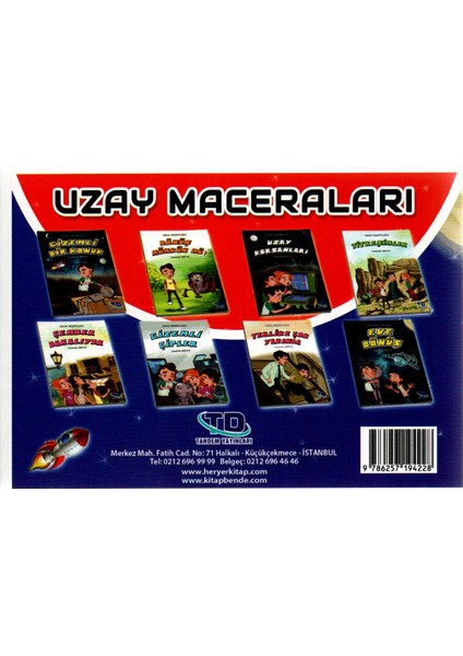 Tandem Yayınları Uzay Maceraları 3. ve 4. Sınıflar Için 8 Kitap