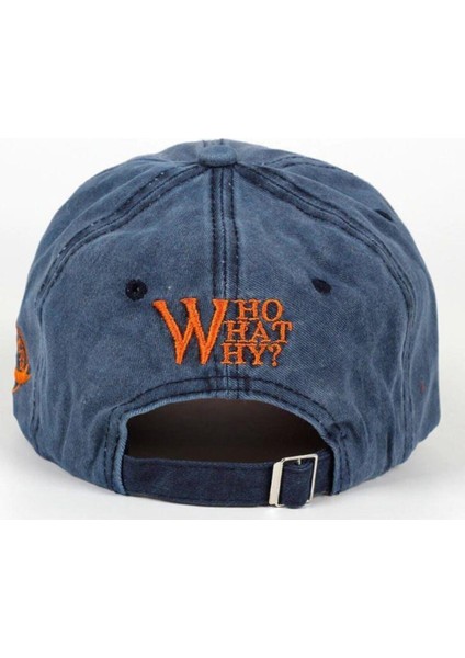 Dmona unisex Lacivert Taşlı Eskitme W Şapka modelleri