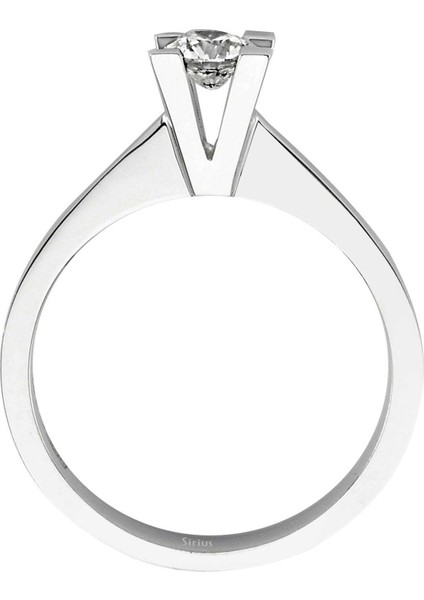 D Renk 0,36 Karat Pırlanta Tektaş Yüzük 0423R0084 modelleri