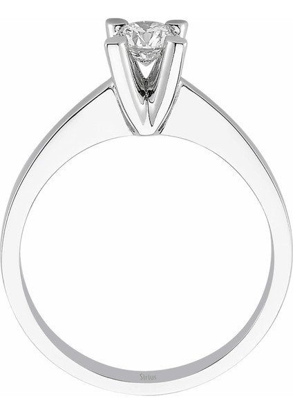 F Renk 0,38 Karat Pırlanta Tektaş Yüzük 0423R0088 modelleri