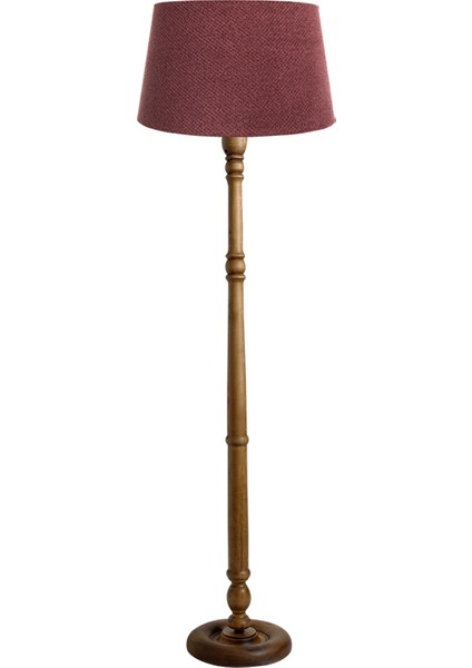 Torinio Torna Bacak Lambader Abajur Köşe Lambası Ahşap Country Doğal Masif Naturel