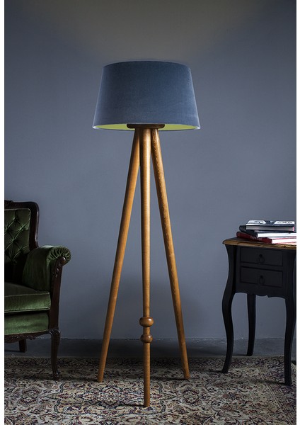 Round Leg Tripod Lambader Abajur Avize Aydınlatma Ahşap Naturel Ağaç Country Dekor Lamba Aplik Masif Doğal fiyatları