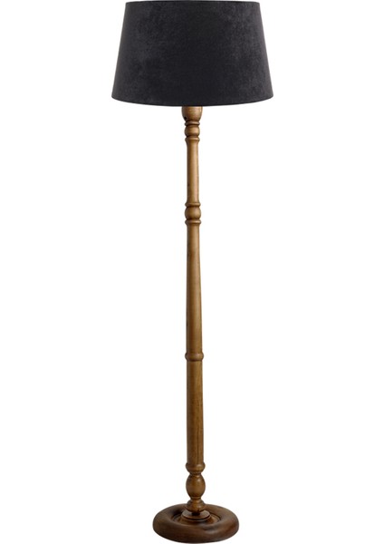 Torinio Torna Bacak Lambader Abajur Köşe Lambası Ahşap Country Doğal Masif Naturel