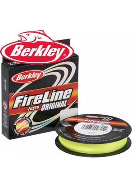 BERKLEY Fireline Fused Original Örgü Misina # 0,20 mm  110MT Sarı