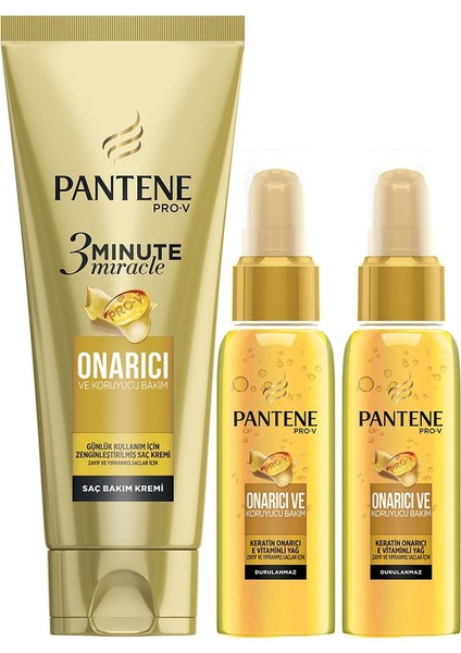 3 Minute Miracle Saç Bakım Kremi 200 ml + 2'li Bakım Yağı fiyatları
