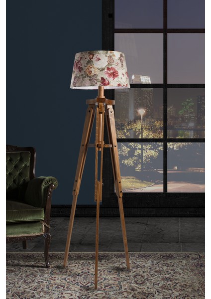 Piega Tripod Lambader Abajur Avize Aydınlatma Ahşap Naturel Ağaç Country Dekor Lamba Aplik Masif Doğal fiyatları