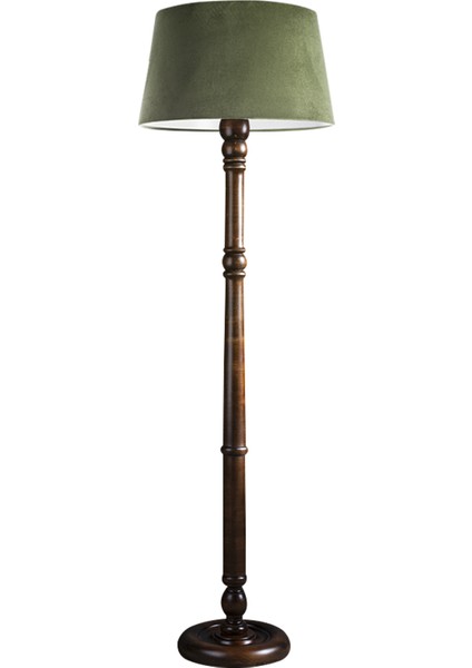 Torinio Torna Bacak Tripod Lambader Abajur Avize Aydınlatma Ahşap Ceviz Ağaç Country Dekor Lamba Aplik Masif Doğal