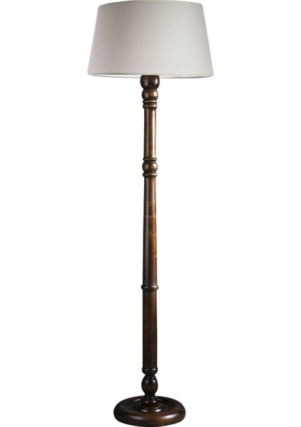 Torinio Torna Bacak Tripod Lambader Abajur Avize Aydınlatma Ahşap Ceviz Ağaç Country Dekor Lamba Aplik Masif Doğal