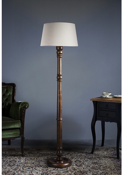 Torinio Torna Bacak Tripod Lambader Abajur Avize Aydınlatma Ahşap Ceviz Ağaç Country Dekor Lamba Aplik Masif Doğal fiyatları