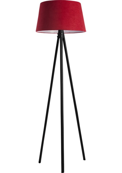 Oval 3 Ayak Tripod Lambader Abajur Avize Aydınlatma Ahşap Siyah Ağaç Country Dekor Lamba Aplik Masif Doğal