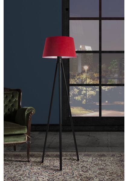 Oval 3 Ayak Tripod Lambader Abajur Avize Aydınlatma Ahşap Siyah Ağaç Country Dekor Lamba Aplik Masif Doğal modelleri