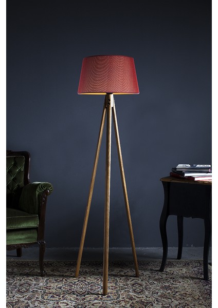 Oval 3 Ayak Tripod Lambader Abajur Avize Aydınlatma Ahşap Naturel Ağaç Country Dekor Lamba Aplik Masif Doğal modelleri