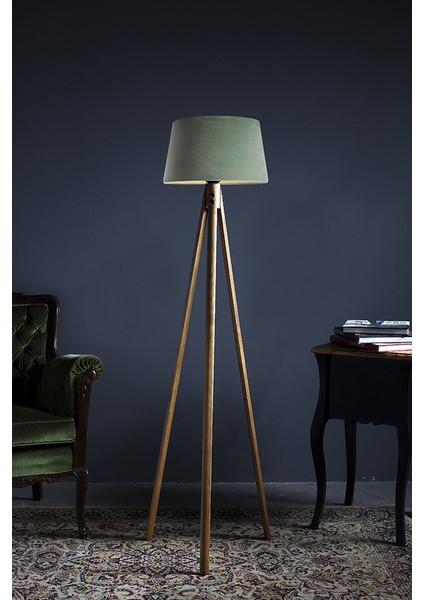 Oval 3 Ayak Tripod Lambader Abajur Avize Aydınlatma Ahşap Naturel Ağaç Country Dekor Lamba Aplik Masif Doğal modelleri