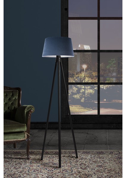 Oval 3 Ayak Tripod Lambader Abajur Avize Aydınlatma Ahşap Siyah Ağaç Country Dekor Lamba Aplik Masif Doğal fiyatları