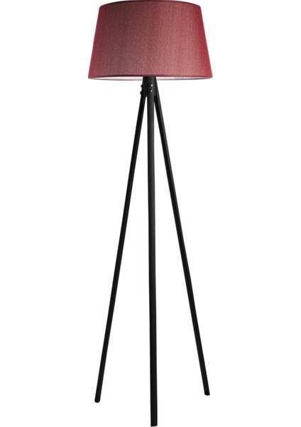 Oval 3 Ayak Tripod Lambader Abajur Avize Aydınlatma Ahşap Siyah Ağaç Country Dekor Lamba Aplik Masif Doğal
