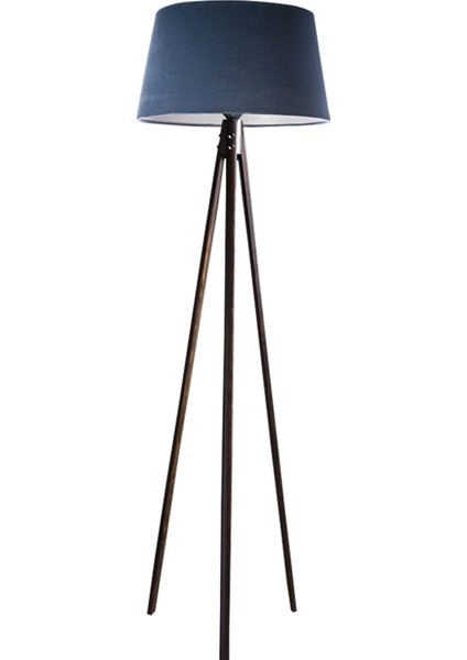 Oval 3 Ayak Tripod Lambader Abajur Avize Aydınlatma Ahşap Ceviz Ağaç Country Dekor Lamba Aplik Masif Doğal