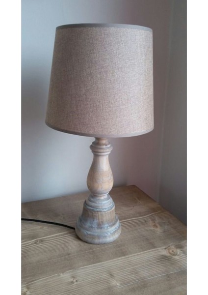 Baş Ucu Abajuru Fosil Eskitme