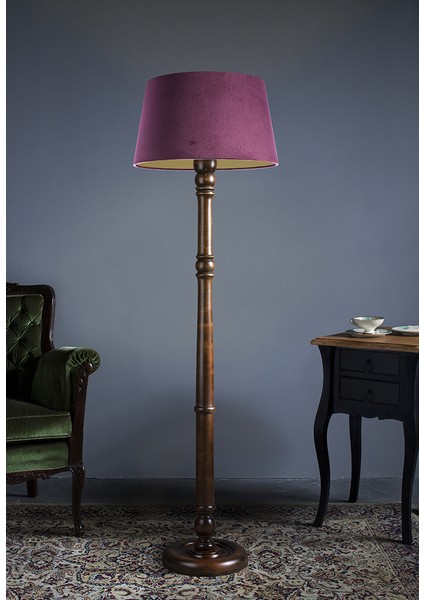 Torinio Torna Bacak Tripod Lambader Abajur Avize Aydınlatma Ahşap Ceviz Ağaç Country Dekor Lamba Aplik Masif Doğal fiyatları