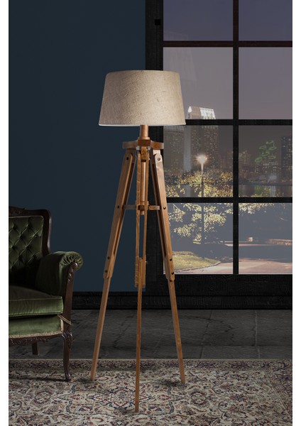 Piega Tripod Lambader Abajur Avize Aydınlatma Ahşap Naturel Ağaç Country Dekor Lamba Aplik Masif Doğal modelleri