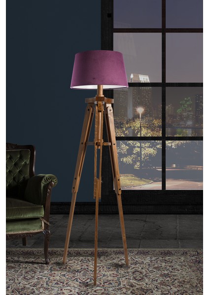 Piega Tripod Lambader Abajur Avize Aydınlatma Ahşap Naturel Ağaç Country Dekor Lamba Aplik Masif Doğal fiyatları