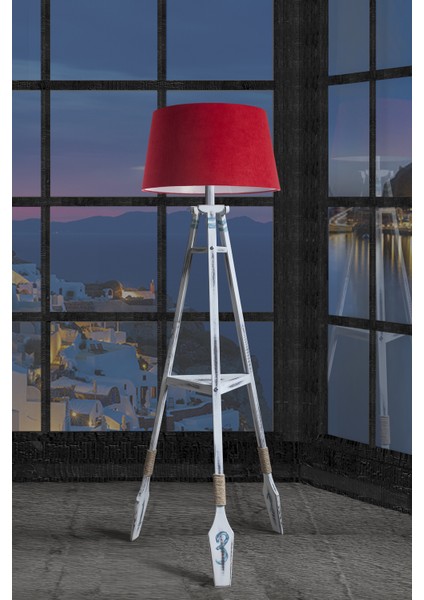 Remi Tripod Lambader Abajur Avize Aydınlatma Ahşap Fosil Eskitme Ağaç Country Dekor Lamba Aplik Masif Doğal fiyatları