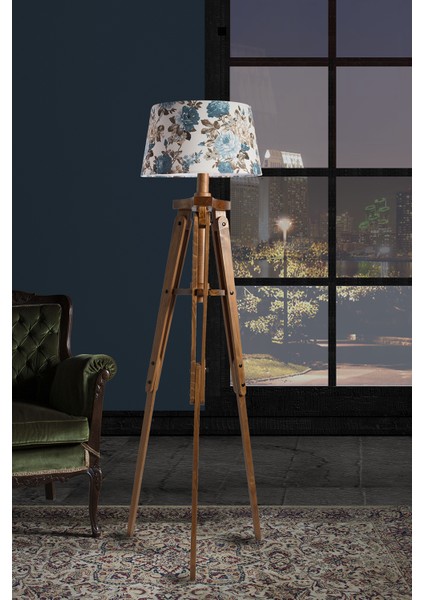 Piega Tripod Lambader Abajur Avize Aydınlatma Ahşap Naturel Ağaç Country Dekor Lamba Aplik Masif Doğal fiyatları
