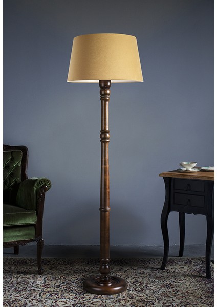 Torinio Torna Bacak Tripod Lambader Abajur Avize Aydınlatma Ahşap Ceviz Ağaç Country Dekor Lamba Aplik Masif Doğal fiyatları