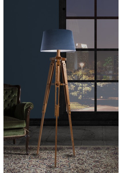 Piega Tripod Lambader Abajur Avize Aydınlatma Ahşap Naturel Ağaç Country Dekor Lamba Aplik Masif Doğal fiyatları