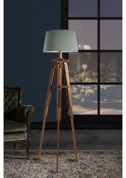 Piega Tripod Lambader Abajur Avize Aydınlatma Ahşap Naturel Ağaç Country Dekor Lamba Aplik Masif Doğal fiyatları