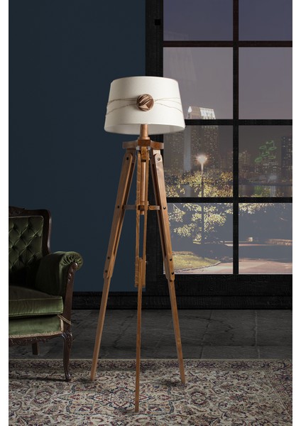 Piega Tripod Lambader Abajur Avize Aydınlatma Ahşap Naturel Ağaç Country Dekor Lamba Aplik Masif Doğal fiyatları