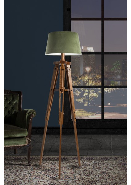Piega Tripod Lambader Abajur Avize Aydınlatma Ahşap Naturel Ağaç Country Dekor Lamba Aplik Masif Doğal fiyatları
