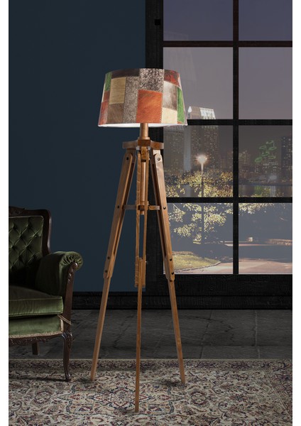 Piega Tripod Lambader Abajur Avize Aydınlatma Ahşap Naturel Ağaç Country Dekor Lamba Aplik Masif Doğal fiyatları