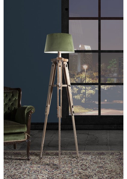 Piega Tripod Lambader Abajur Avize Aydınlatma Ahşap Ceviz Ağaç Country Dekor Lamba Aplik Masif Doğal fiyatları