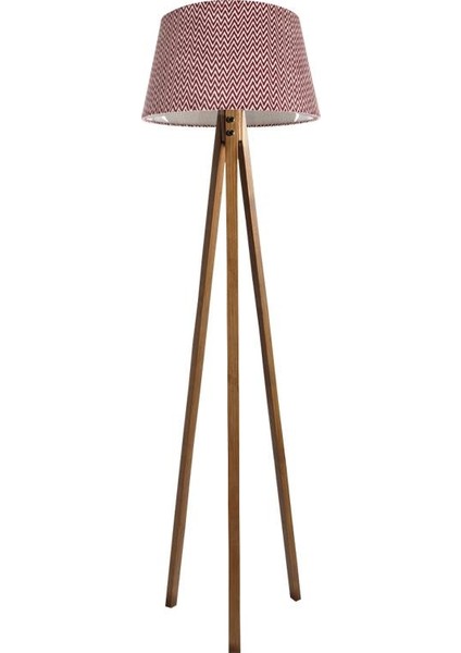 Düz 3 Ayak Tripod Lambader Abajur Avize Aydınlatma Ahşap Naturel Ağaç Country Dekor Lamba Aplik Masif Doğal fırsatları