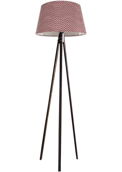 Oval 3 Ayak Tripod Lambader Abajur Köşe Lambası Ahşap Ceviz Ağaç Country Dekor Lamba Aplik Masif Doğal fırsatları