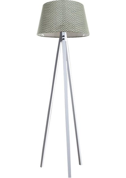 Düz 3 Ayak Tripod Lambader Abajur Avize Aydınlatma Ahşap Beyaz Ağaç Country Dekor Lamba Aplik Masif Doğal