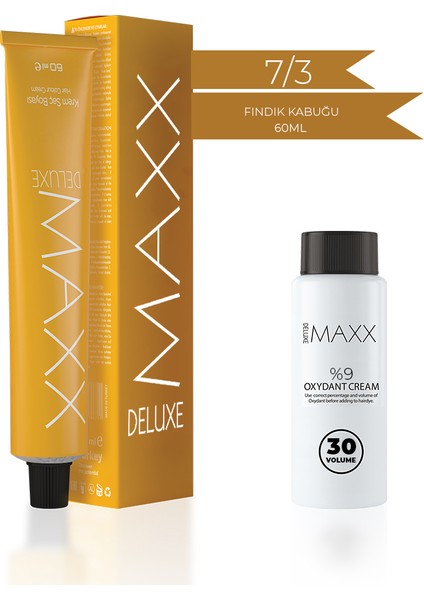 7.3 Fındık Kabuğu Krem Tüp Boya -30 V Oksidan 60 ml