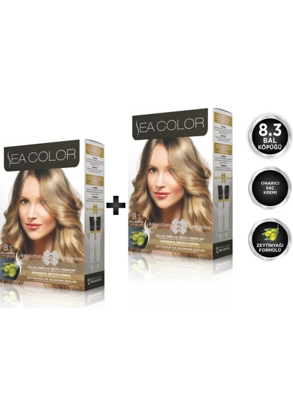 Sea Color 8.3  Bal Köpüğü 2'li Set Boya