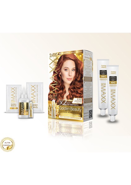 Golden Beauty 8.45 Tarçın Bakır Set Boya