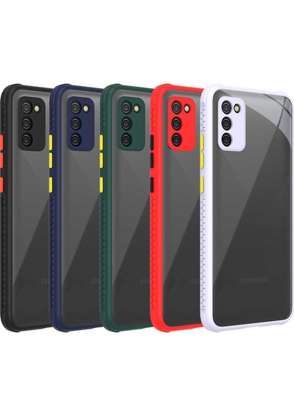 Samsung Galaxy A02S Kılıf Kamera ve Köşe Korumalı Aircolor Kapak - Siyah fırsatları