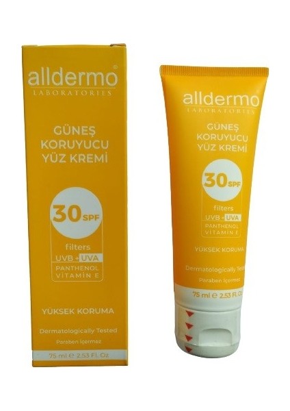 Spf 30 Yüz Kremi 75 ml
