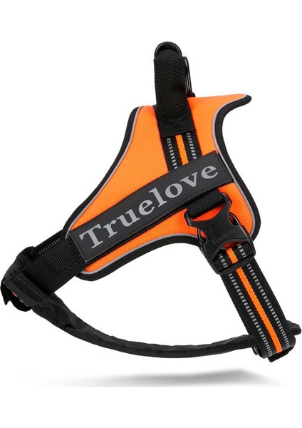 Oxford Kumaşlı, Esnek Yumuşak Süngerli Turuncu Göğüs Tasması fiyatları