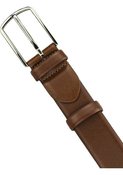 Klasik Dikişsiz Dana Derisi Kemer - Taba fiyatları