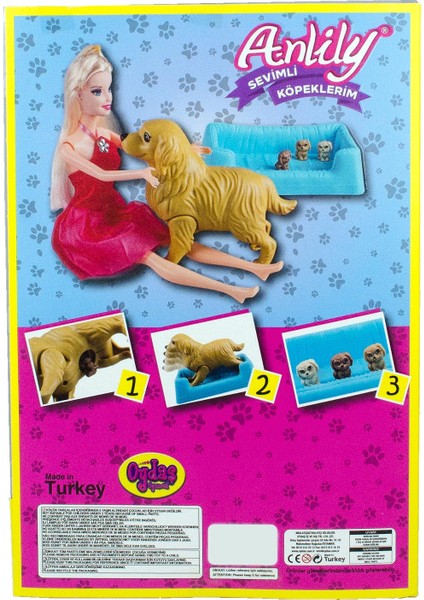 Sevimli Köpeklerim Oyuncak Bebek Seti