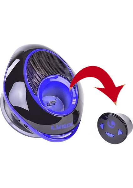 Duo 2'si 1 Arada Bluetooth Receiver ve Speaker-Mavi