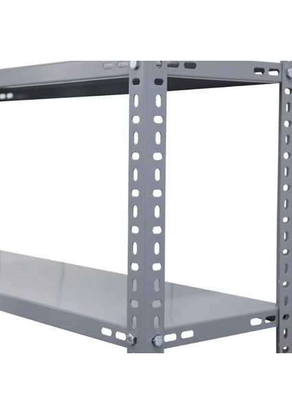 GalvanizRaf 6 Katlı Galvaniz Çelik Depo Arşiv Kiler Rafı 31x60x200